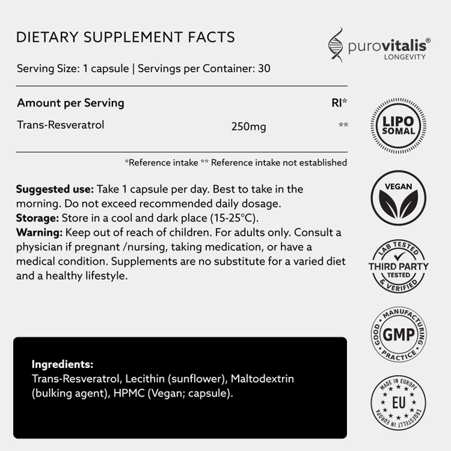 Liposomal Resveratrol (60 Capsules) - Image 3